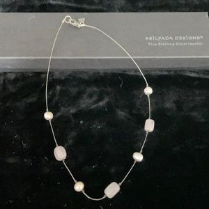 Silpada Floating Pink Fresh Water Pearl Necklace